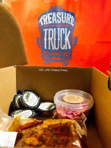 Box full of goodies from Amazon treasure truck