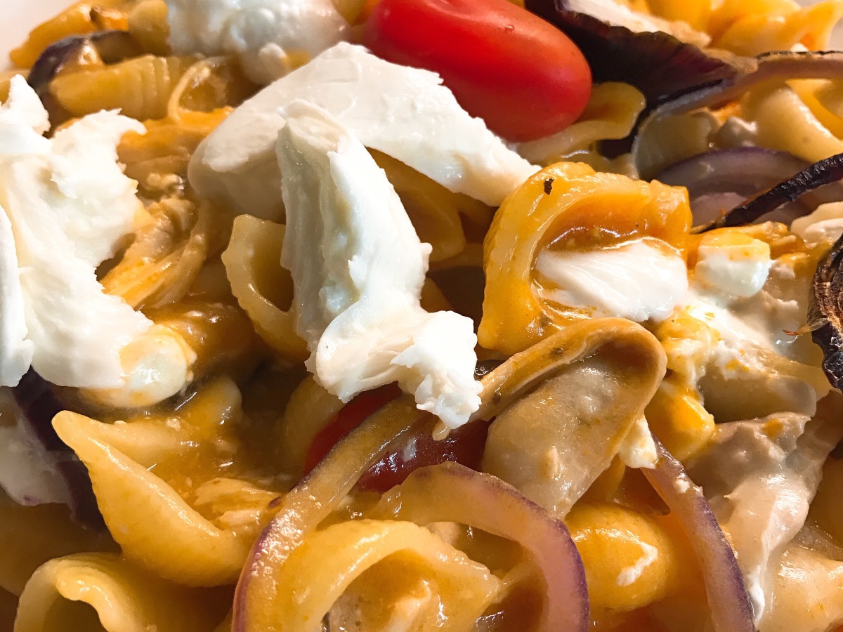 Chicken Pasta bake with Cream of Tomato Soup