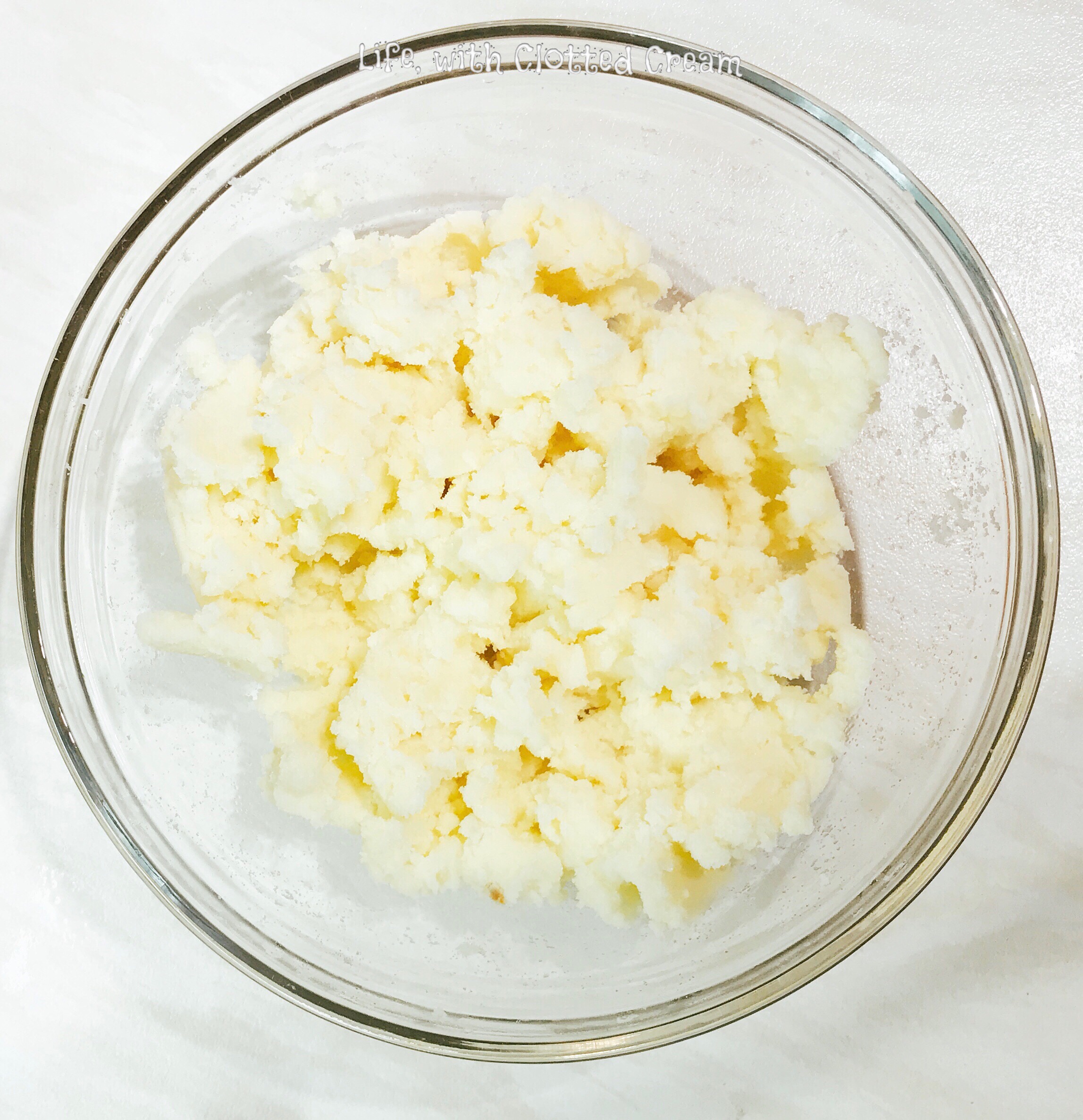Mashed potato ready for gnocchi