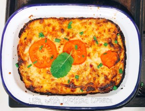 Chicken Fingers and Rice bake