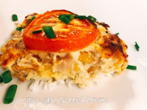 Chicken Fingers and Rice bake