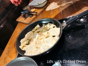 Ravioli and Tortellini finished off in sage and butter