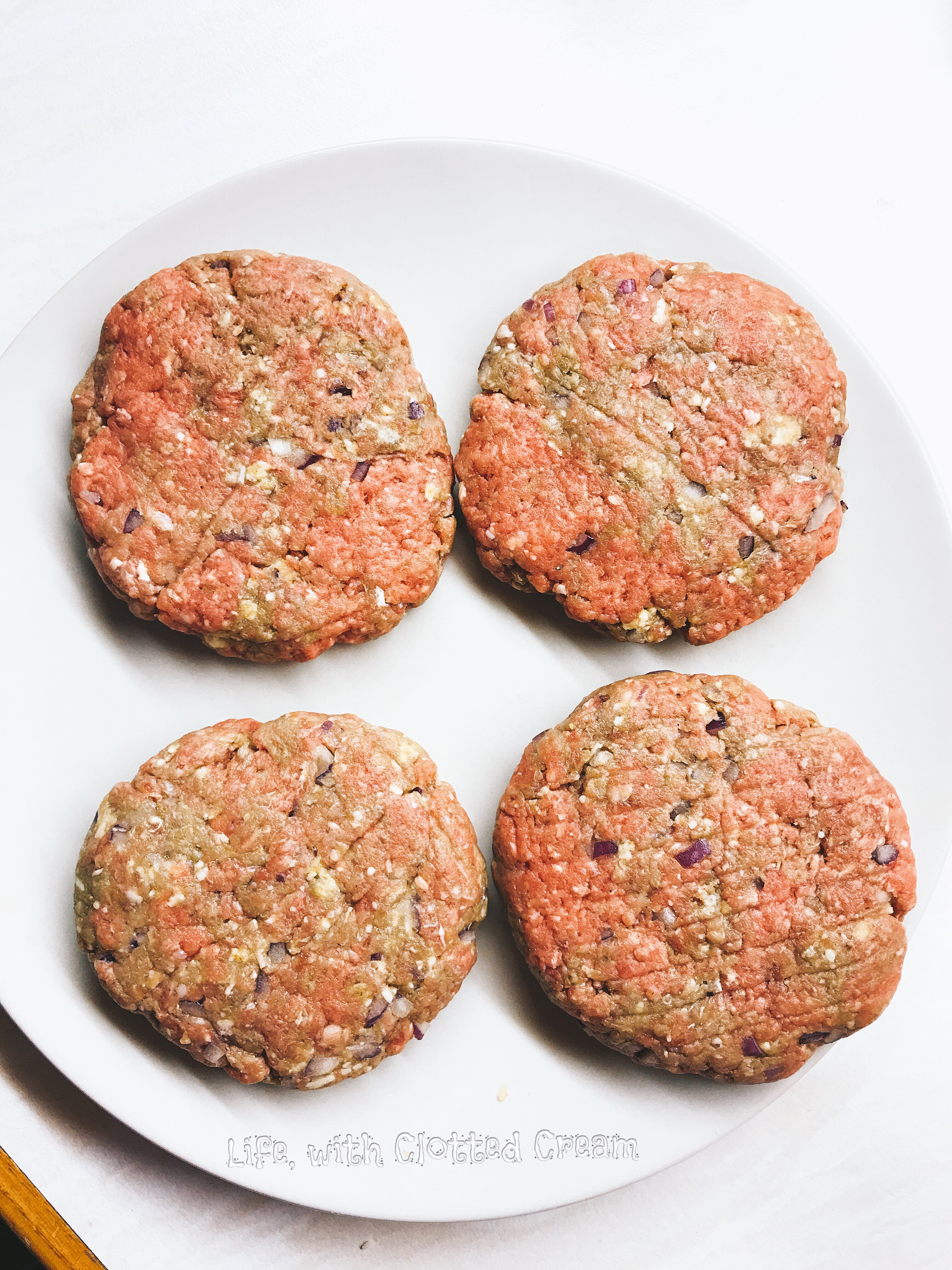 Homemade burgers