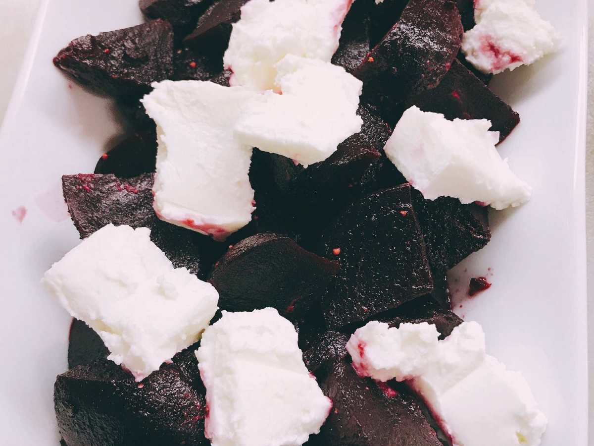 A Simple Beetroot Salad with Goat’s&nbsp;Cheese