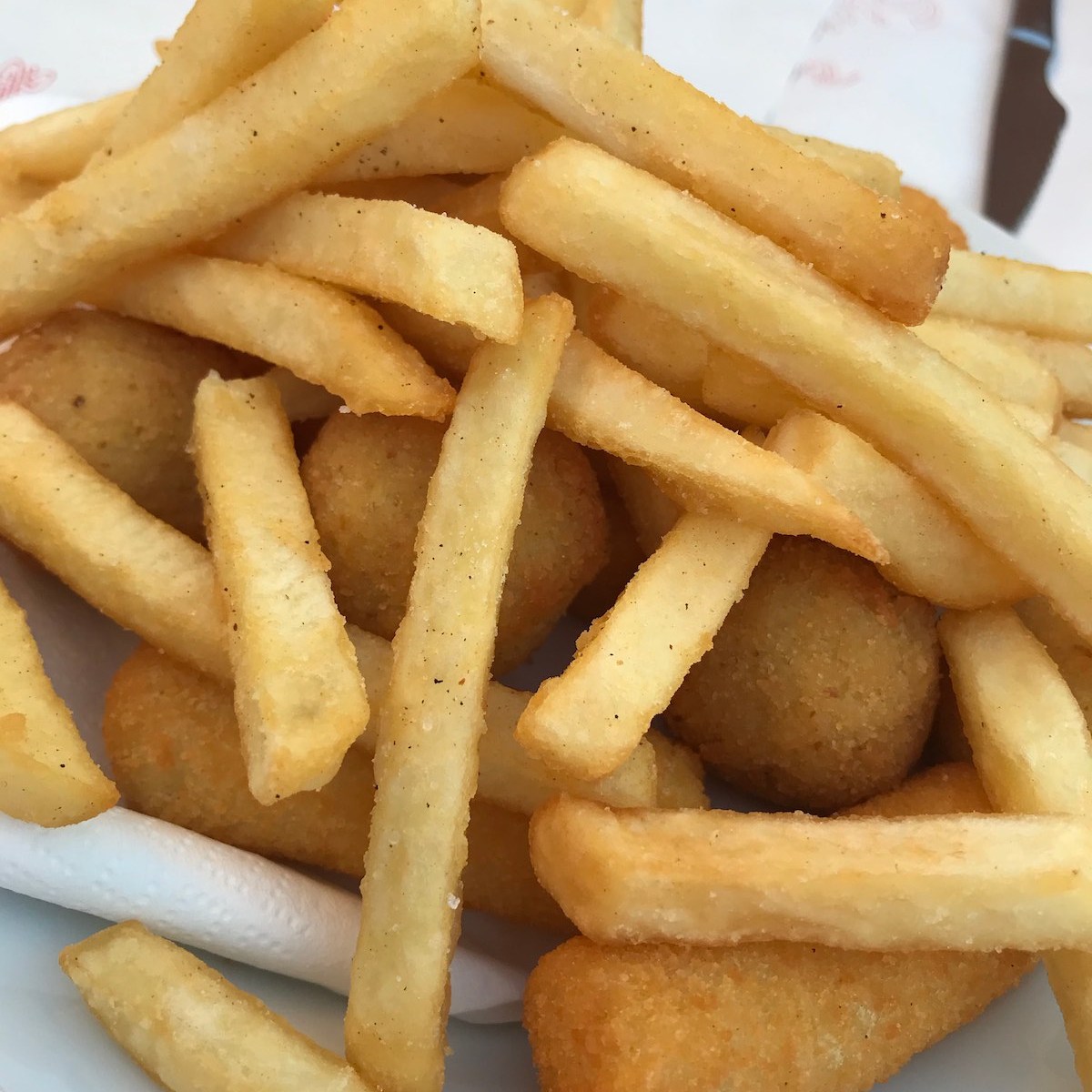 The snacks before the meal