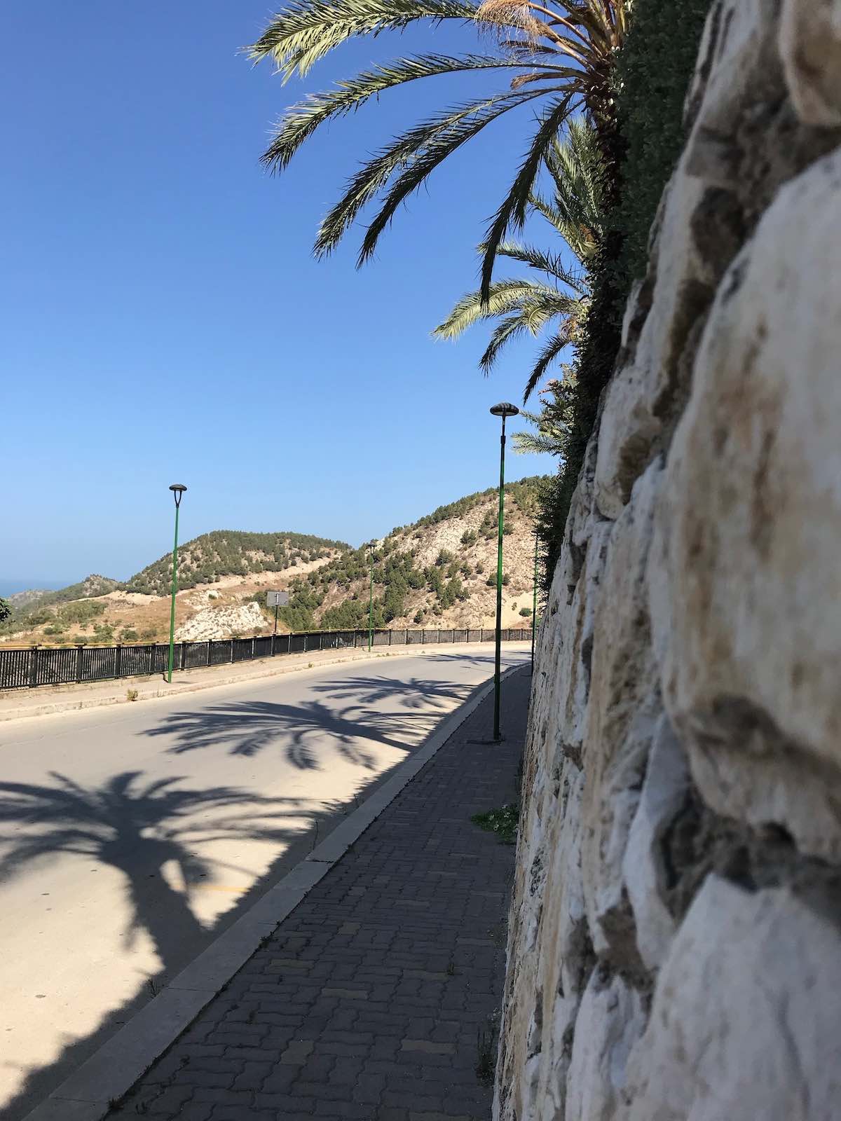 View from outside the castle