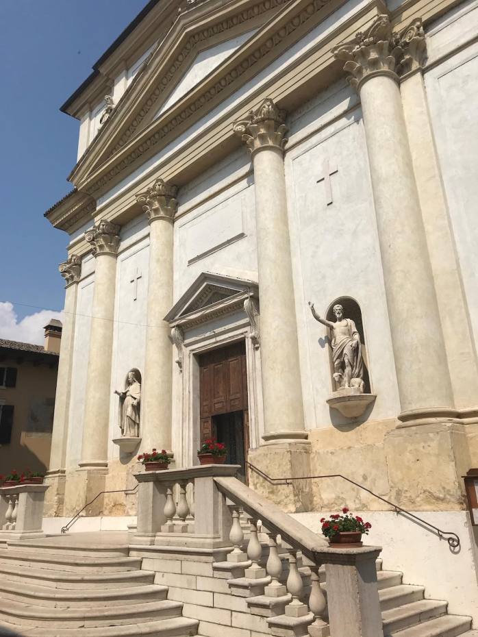 Church steps in Lazise