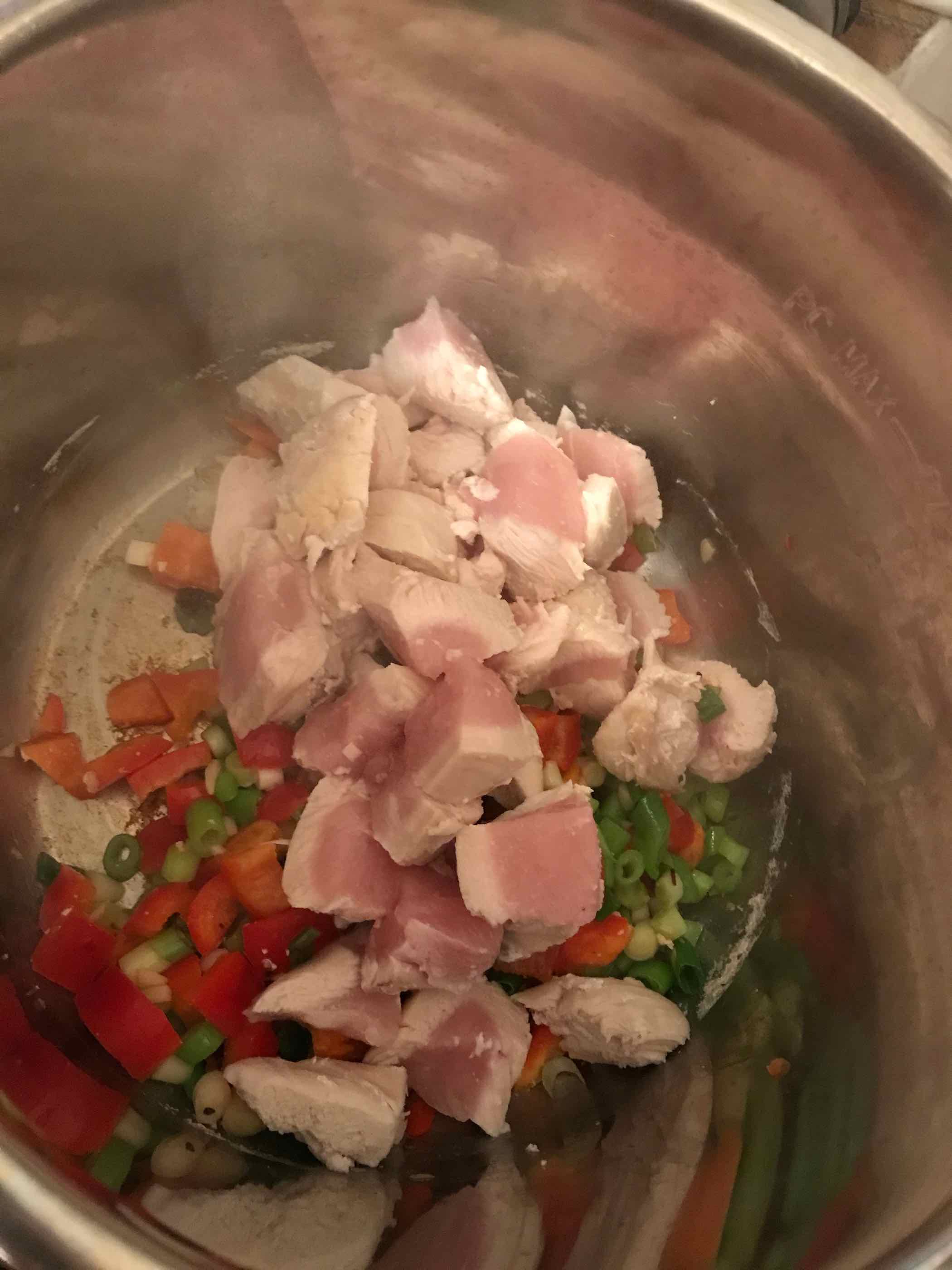 Chicken frying in Instant Pot