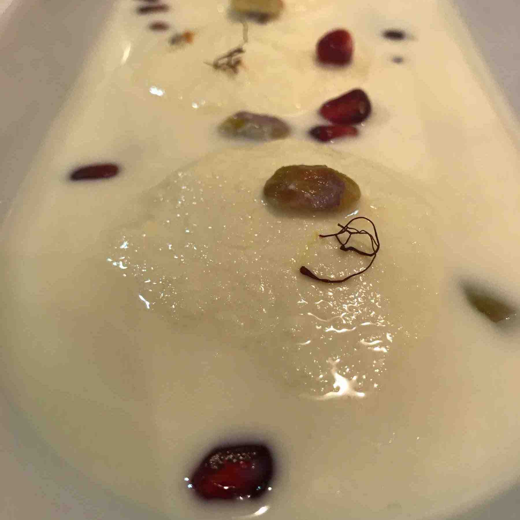 Rasmalai with saffron