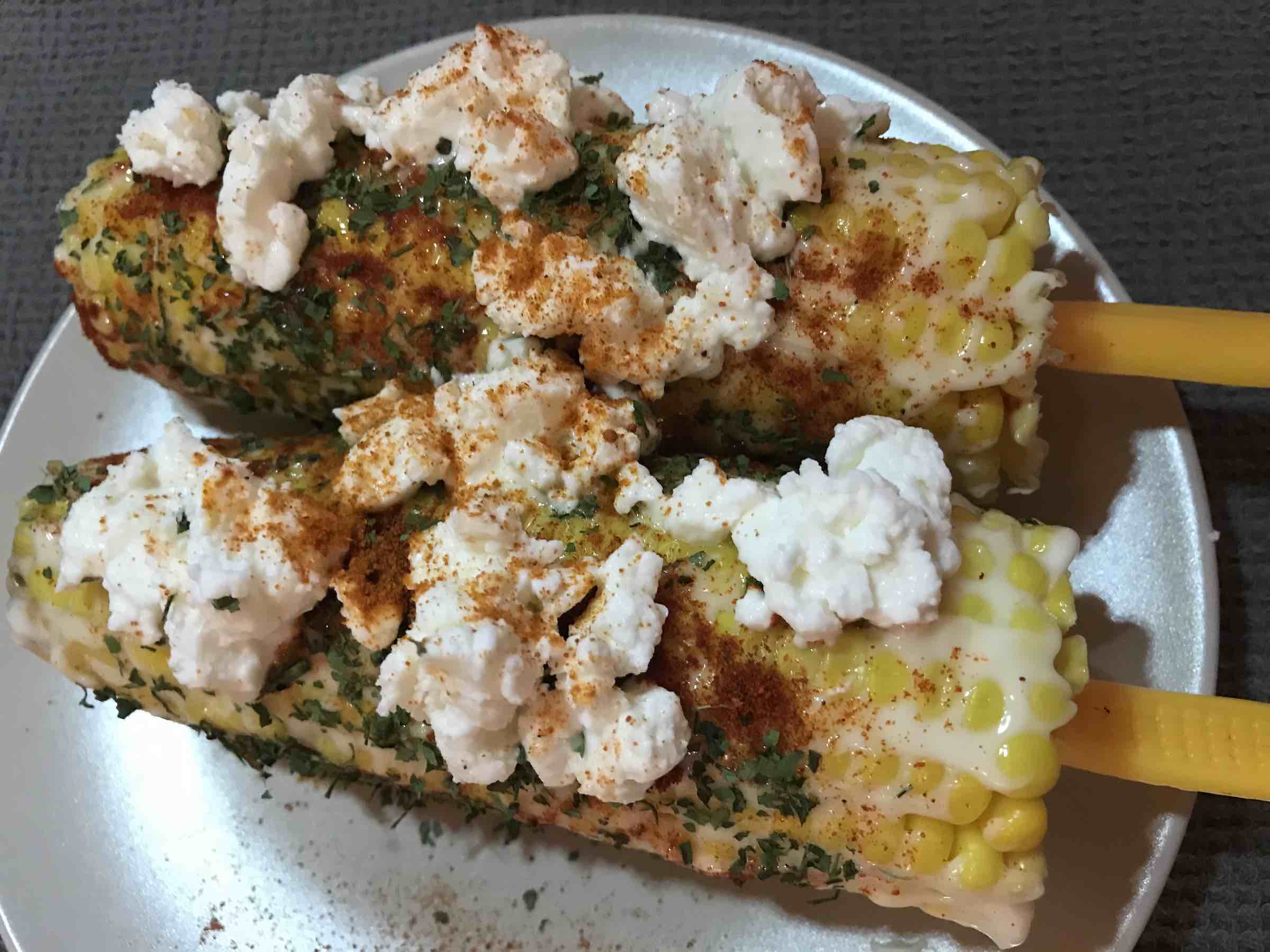 Elote - Mexican style sweetcorn