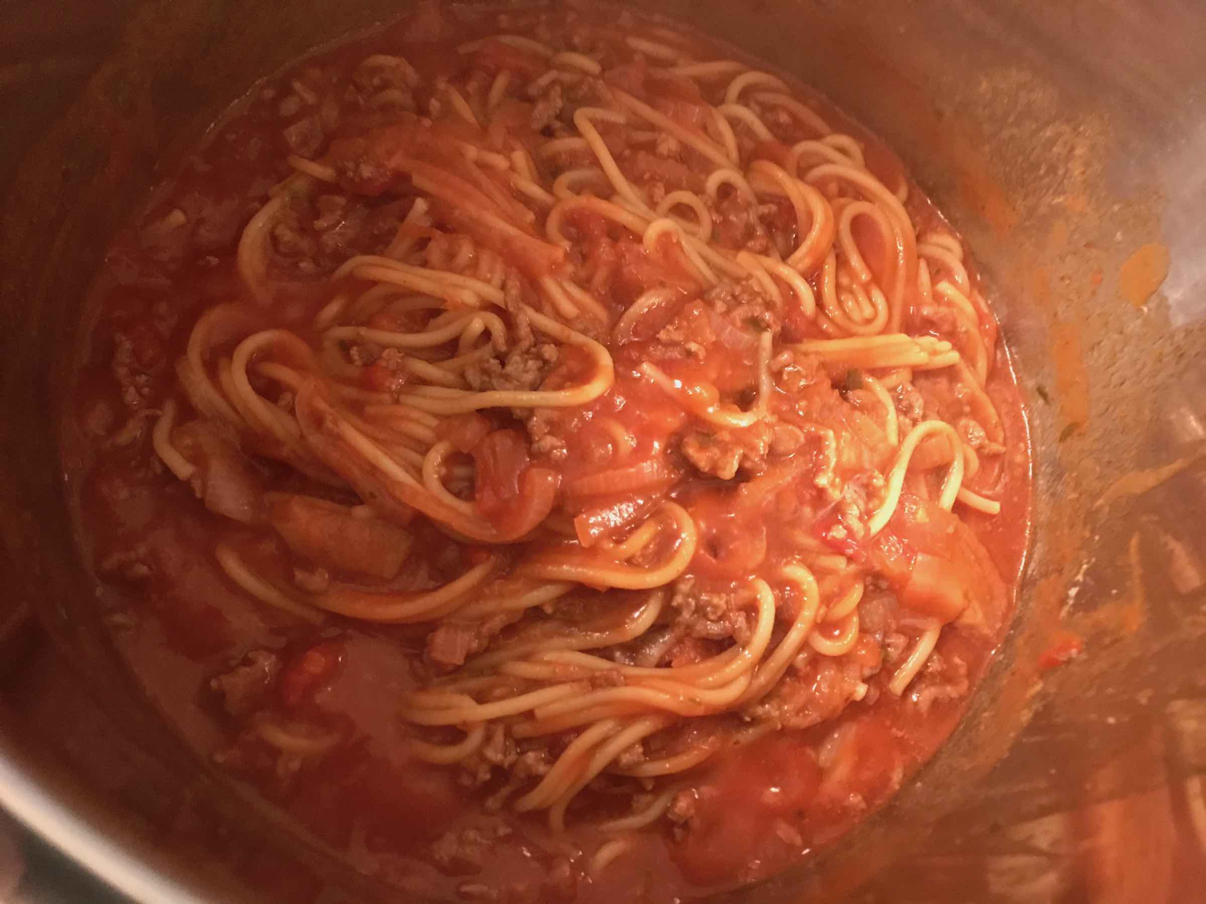 Instant Pot Spaghetti