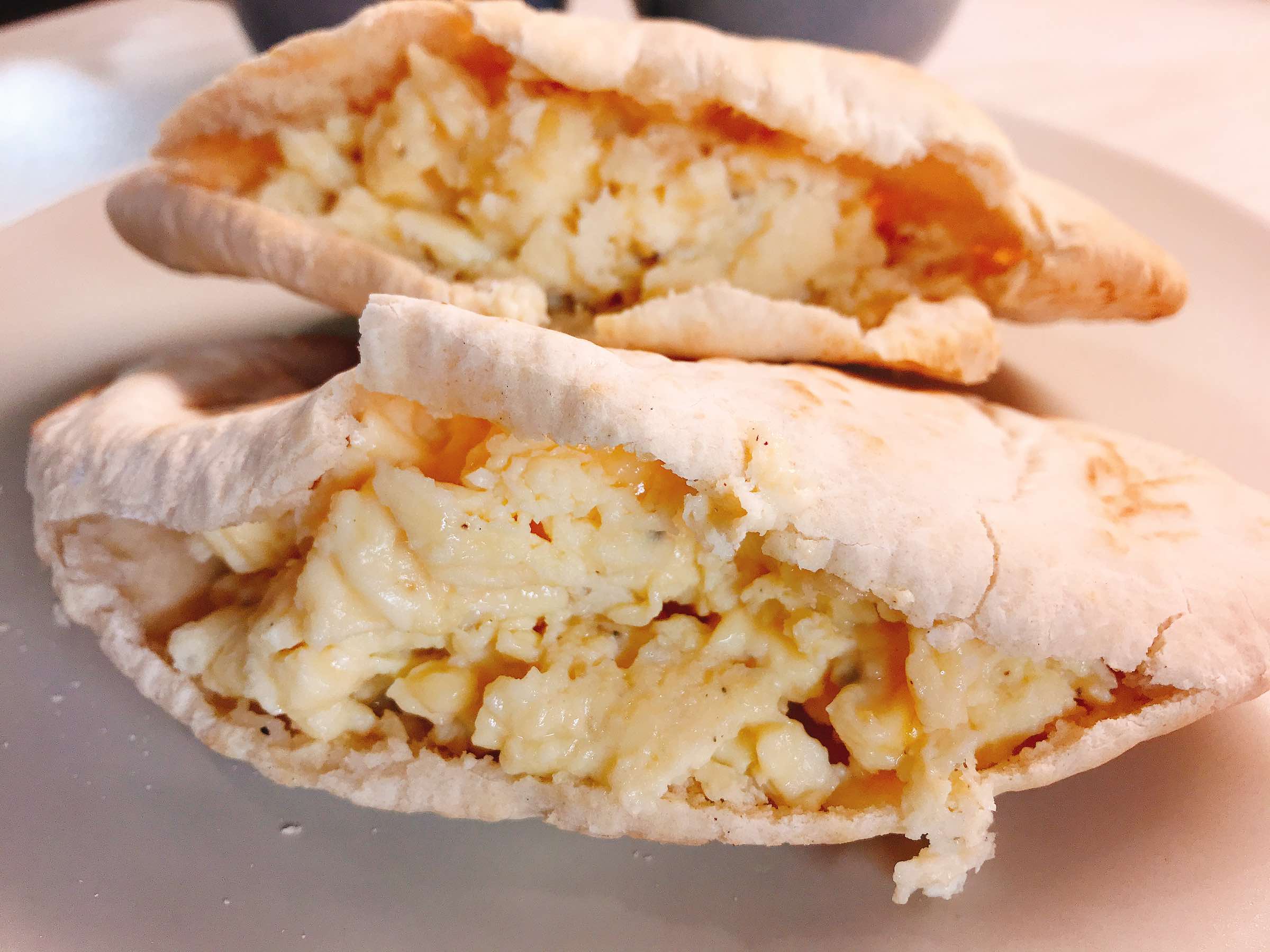 Eggs in a pita
