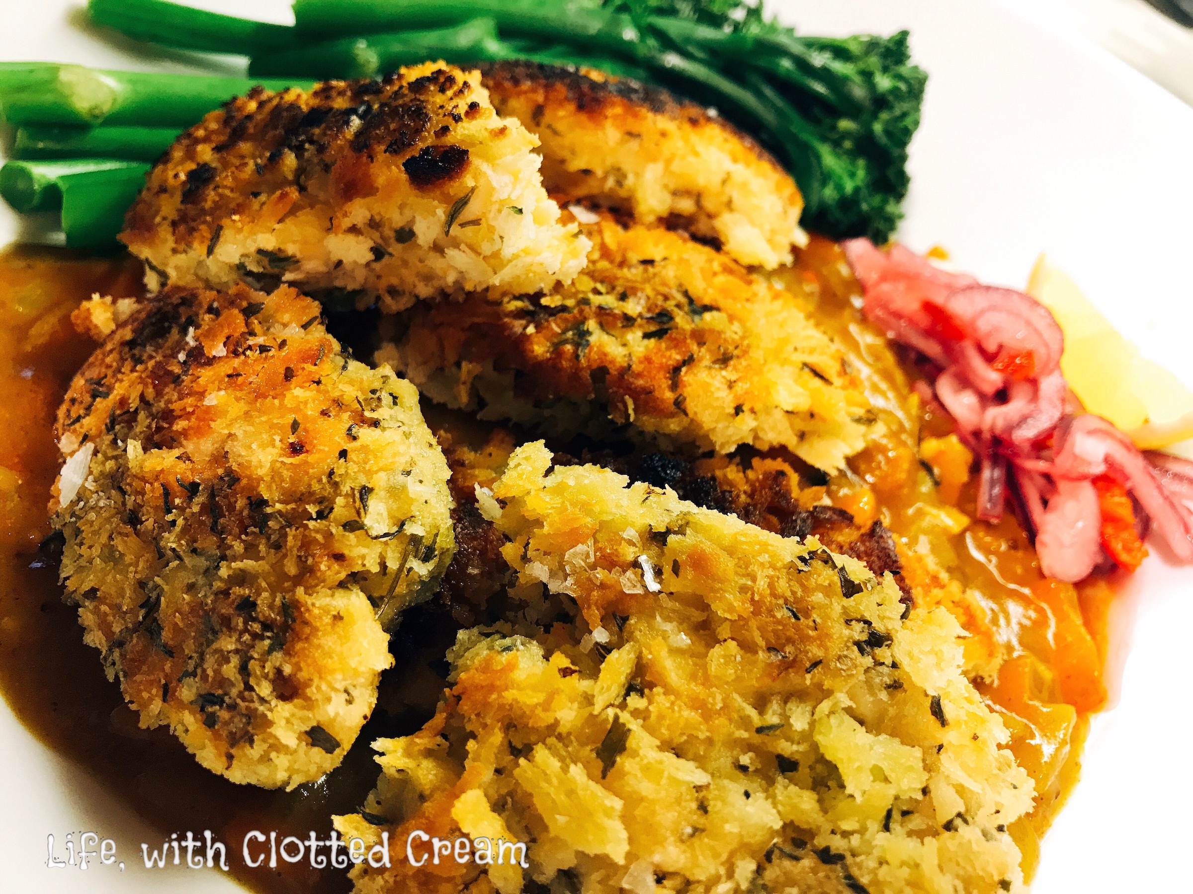 Buttermilk chicken katsu curry