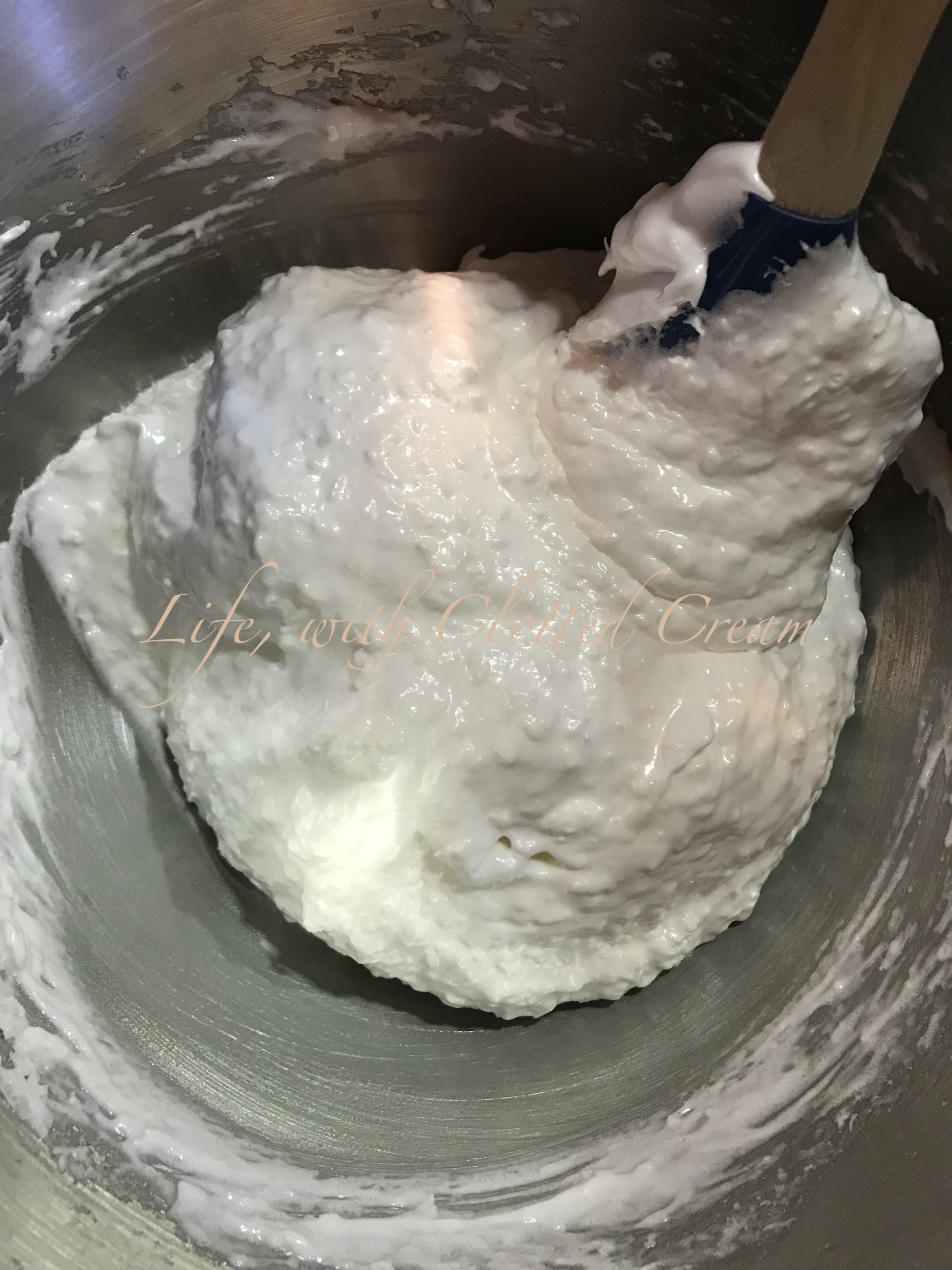 Egg whites with coconut