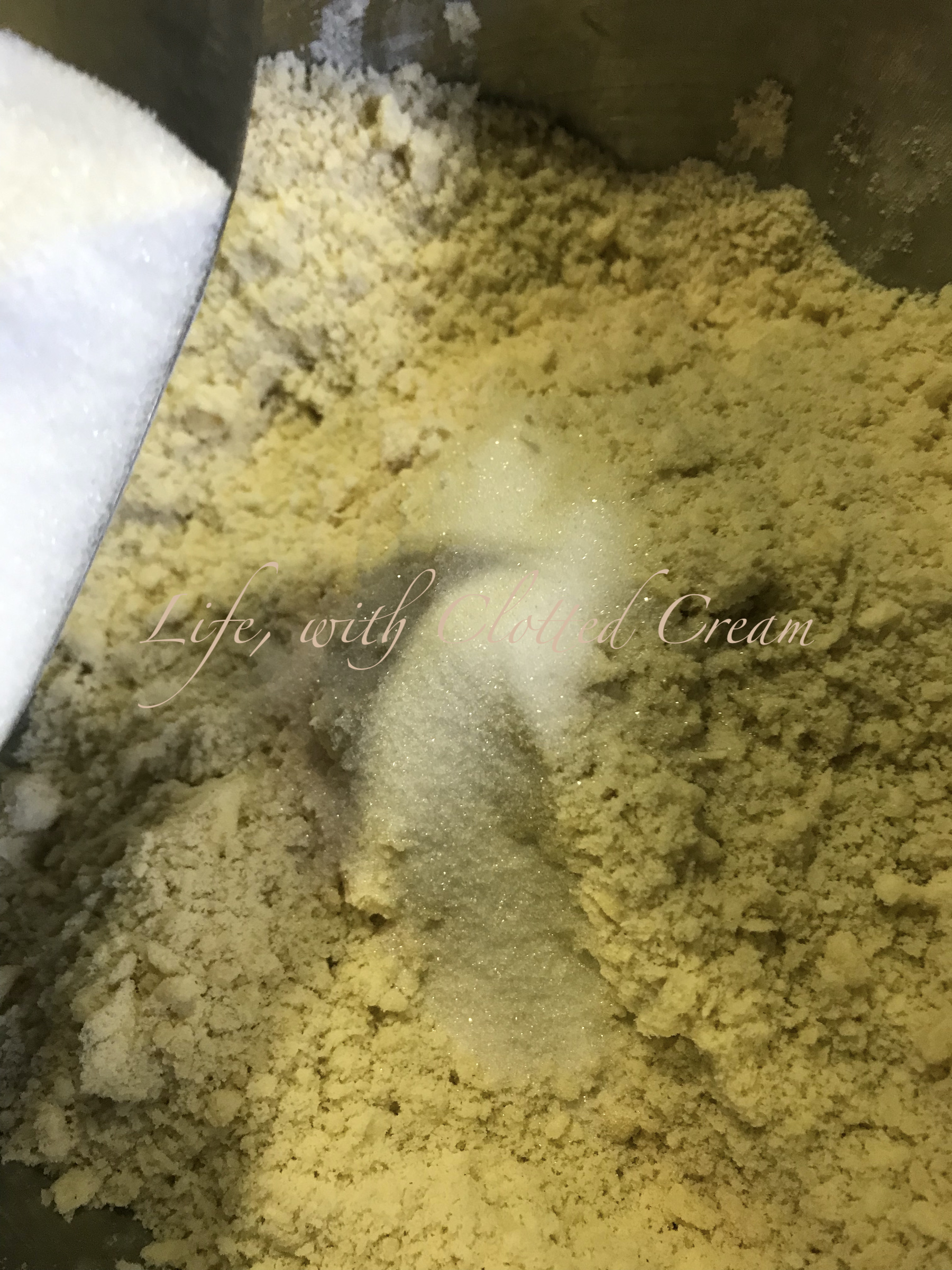 Rubbed flour and butter