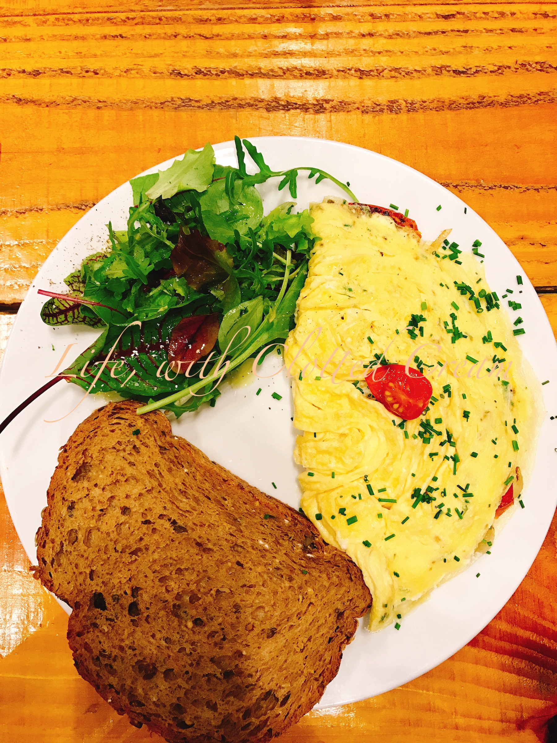 Greek Wedding omelette at Omelegg Amsterdam