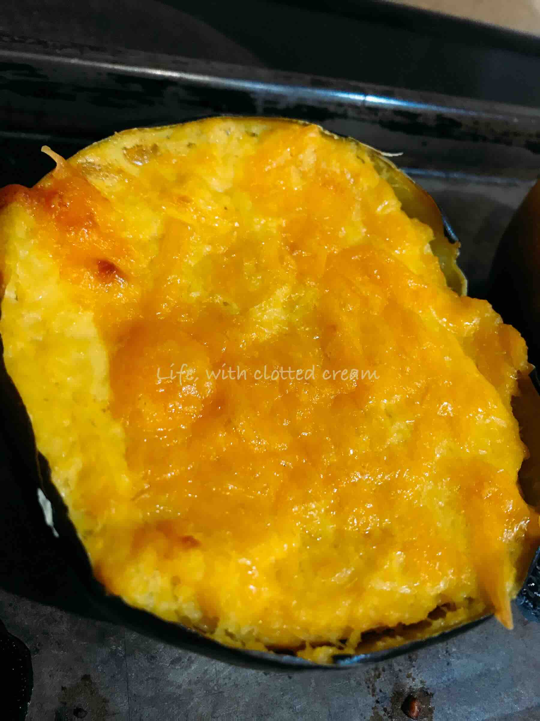A baked gem squash.